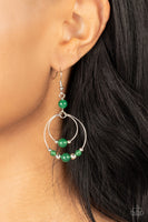 Eco Eden - Green Earrings Paparazzi (#858)