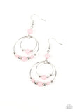 Eco Eden - Pink Earrings Paparazzi