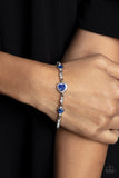 Amor Actually - Blue heart bracelet