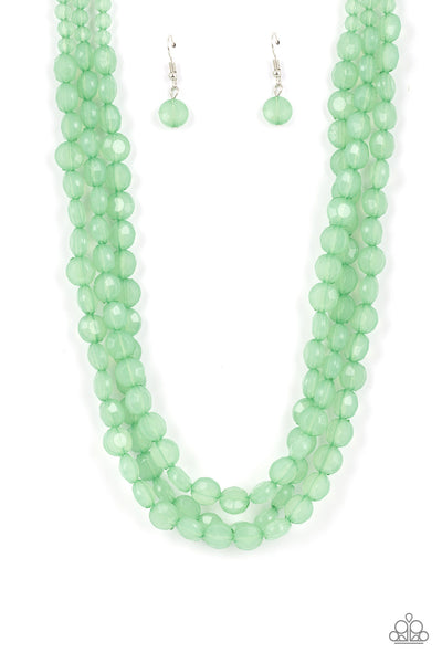 Boundless Bliss - Green Necklace Paparazzi
