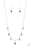 Carefree Charmer - Blue Necklace Paparazzi