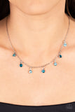 Carefree Charmer - Blue Necklace Paparazzi