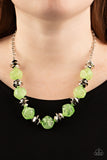 Island Ice - Green Necklace Paparazzi
