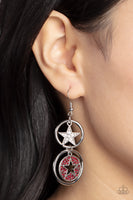 Liberty and SPARKLE for All - Red Earrings Paparazzi