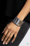 Modern Metallurgy - Black Bracelet Paparazzi