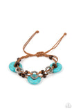 Quarry Quandary - Blue Bracelet Paparazzi