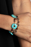 Quarry Quandary - Blue Bracelet Paparazzi