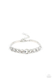 Lusty Luster - White Bracelet Paparazzi