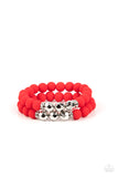 Dip and Dive - Red Bracelet Paparazzi