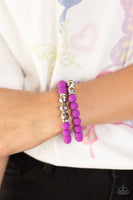 Dip and Dive - Purple Bracelet Paparazzi