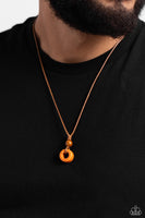 Sunset Sabbatical - Orange Necklace Paparazzi