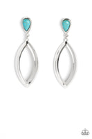 Artisan Anthem - Blue Earrings Paparazzi