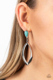 Artisan Anthem - Blue Earrings Paparazzi