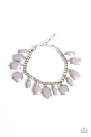 Serendipitous Shimmer - Silver Bracelet Paparazzi