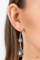 Dazzling Droplets - Blue Earrings Paparazzi