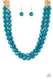Greco Getaway - Blue Necklace Paparazzi