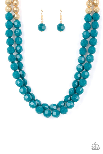Greco Getaway - Blue Necklace Paparazzi