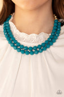 Greco Getaway - Blue Necklace Paparazzi