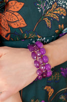 High Tide Hammock - Purple Bracelet Paparazzi