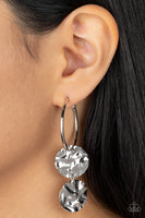 Sending Shock Waves - Silver Earrings Paparazzi