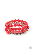 Summer Sabbatical - Red Bracelet Paparazzi