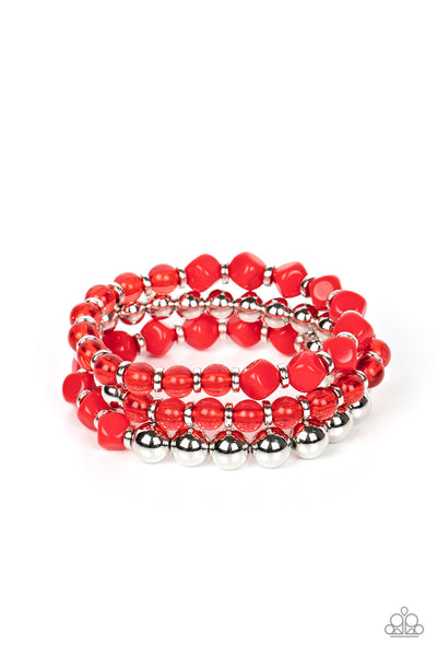 Summer Sabbatical - Red Bracelet Paparazzi