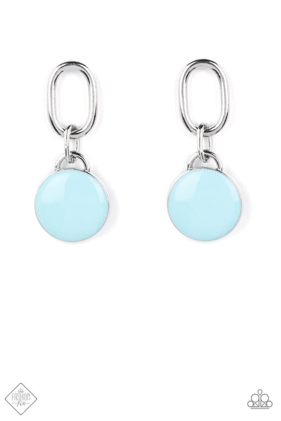 Drop a TINT - Blue Earrings Paparazzi