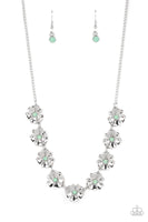 Petunia Palace - Green Necklace Paparazzi