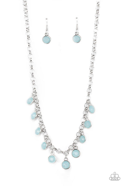 Moonbeam Magic - Blue Necklace Paparazzi