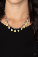 Moonbeam Magic - Yellow Necklace Paparazzi