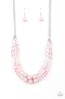 Vera-CRUZIN - Pink Necklace Paparazzi (#117)