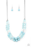 Vera-CRUZIN - Blue Necklace Paparazzi
