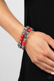 Sagebrush Saga - Red Bracelet Paparazzi