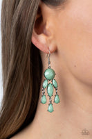 Summer Feeling - Green Earrings Paparazzi