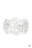 Baroque Bouquet - Silver Bracelet Paparazzi