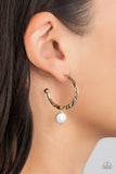 GLAM Overboard - Gold Hoop Earrings Paparazzi