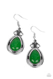 Mountain Mantra - Green Earrings Paparazzi