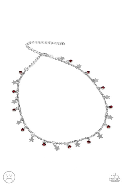 Little Lady Liberty - Red Necklace Paparazzi