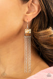 Thrift Shop Shimmer - Multi - Colored Earrings Paparazzi