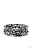 Right on CUBE - Black Bracelet Paparazzi (#860)