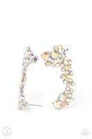 Astronomical Allure - Multi-Colored Ear Crawlers Earrings Paparazzi