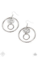 Mojave Metal Art - Silver Earrings Paparazzi