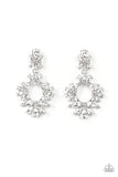 Leave Them Speechless White Earrings Paparazzi