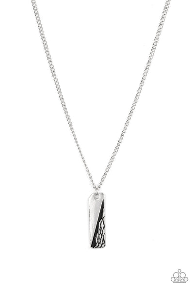 Tag Along - Silver Necklace Paparazzi