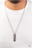 Tag Along - Silver Necklace Paparazzi