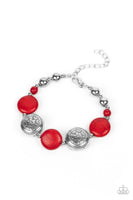 Oasis Orchard - Red Bracelet Paparazzi