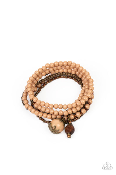 Epic Escapade - Brown Bracelet Paparazzi