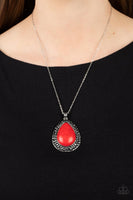 Western Wilderness - Red Necklace Paparazzi