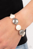 Oasis Orchard - White Bracelet Paparazzi