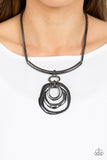 Forged in Fabulous - Black Necklace Paparazzi (#857)